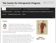 Tablet Screenshot of chiroprogress.org